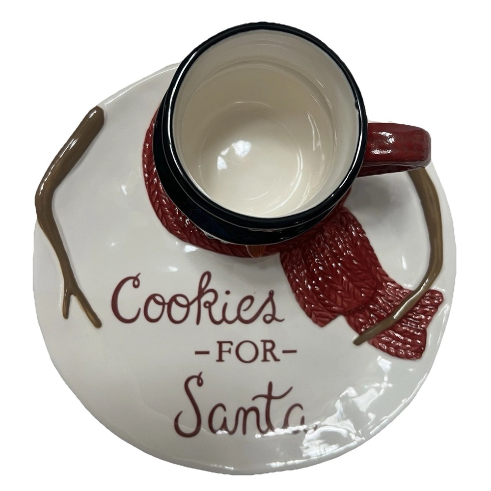 St. Nicholas Square® Yuletide 2-Pc. Snowman Cookies for Santa Set - Picture 7 of 14